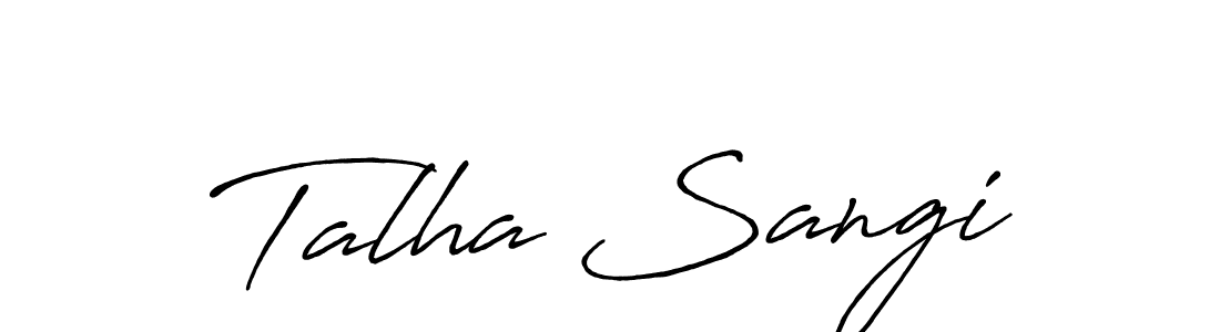Here are the top 10 professional signature styles for the name Talha Sangi. These are the best autograph styles you can use for your name. Talha Sangi signature style 7 images and pictures png