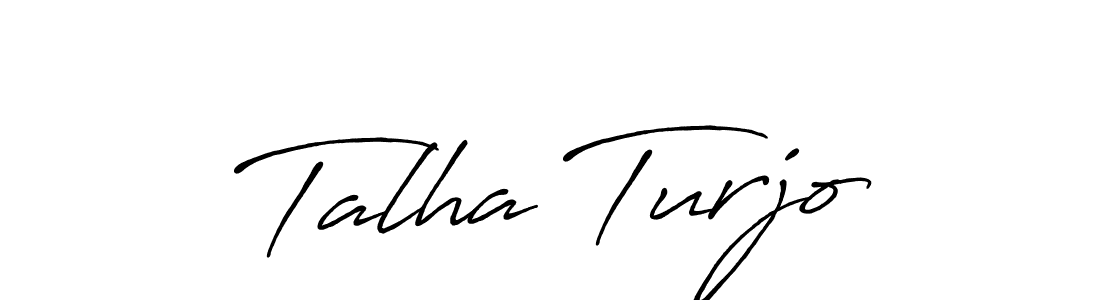 Also You can easily find your signature by using the search form. We will create Talha Turjo name handwritten signature images for you free of cost using Antro_Vectra_Bolder sign style. Talha Turjo signature style 7 images and pictures png