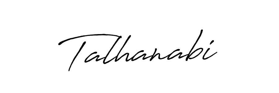 Talhanabi stylish signature style. Best Handwritten Sign (Antro_Vectra_Bolder) for my name. Handwritten Signature Collection Ideas for my name Talhanabi. Talhanabi signature style 7 images and pictures png