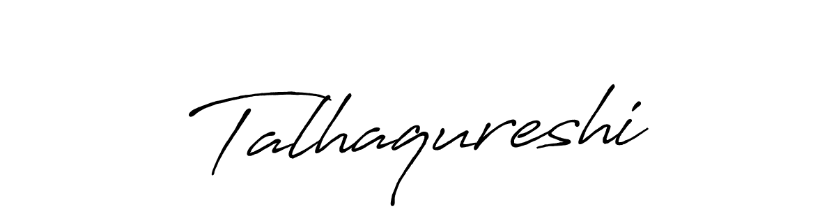 Make a short Talhaqureshi signature style. Manage your documents anywhere anytime using Antro_Vectra_Bolder. Create and add eSignatures, submit forms, share and send files easily. Talhaqureshi signature style 7 images and pictures png