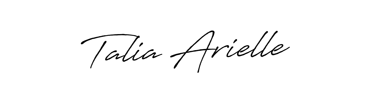 Check out images of Autograph of Talia Arielle name. Actor Talia Arielle Signature Style. Antro_Vectra_Bolder is a professional sign style online. Talia Arielle signature style 7 images and pictures png