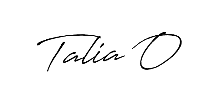 Also we have Talia O name is the best signature style. Create professional handwritten signature collection using Antro_Vectra_Bolder autograph style. Talia O signature style 7 images and pictures png