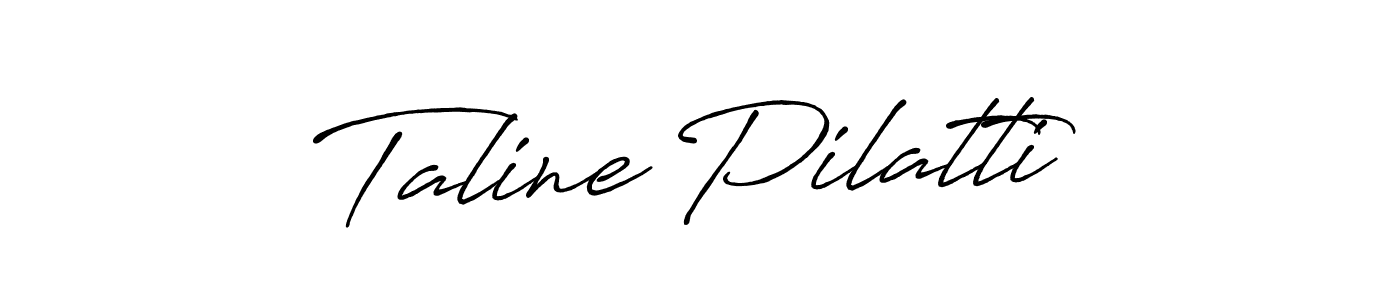 You should practise on your own different ways (Antro_Vectra_Bolder) to write your name (Taline Pilatti) in signature. don't let someone else do it for you. Taline Pilatti signature style 7 images and pictures png