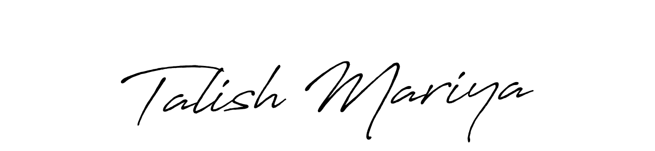 Best and Professional Signature Style for Talish Mariya. Antro_Vectra_Bolder Best Signature Style Collection. Talish Mariya signature style 7 images and pictures png