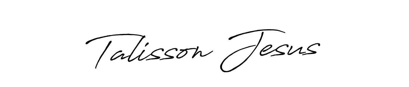 Once you've used our free online signature maker to create your best signature Antro_Vectra_Bolder style, it's time to enjoy all of the benefits that Talisson Jesus name signing documents. Talisson Jesus signature style 7 images and pictures png