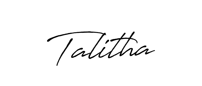 Antro_Vectra_Bolder is a professional signature style that is perfect for those who want to add a touch of class to their signature. It is also a great choice for those who want to make their signature more unique. Get Talitha name to fancy signature for free. Talitha signature style 7 images and pictures png