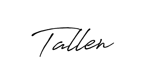 The best way (Antro_Vectra_Bolder) to make a short signature is to pick only two or three words in your name. The name Tallen include a total of six letters. For converting this name. Tallen signature style 7 images and pictures png