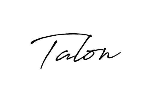 You should practise on your own different ways (Antro_Vectra_Bolder) to write your name (Talon) in signature. don't let someone else do it for you. Talon signature style 7 images and pictures png