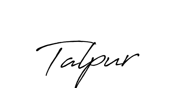 The best way (Antro_Vectra_Bolder) to make a short signature is to pick only two or three words in your name. The name Talpur include a total of six letters. For converting this name. Talpur signature style 7 images and pictures png