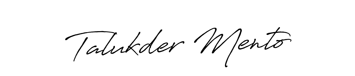 The best way (Antro_Vectra_Bolder) to make a short signature is to pick only two or three words in your name. The name Talukder Mento include a total of six letters. For converting this name. Talukder Mento signature style 7 images and pictures png