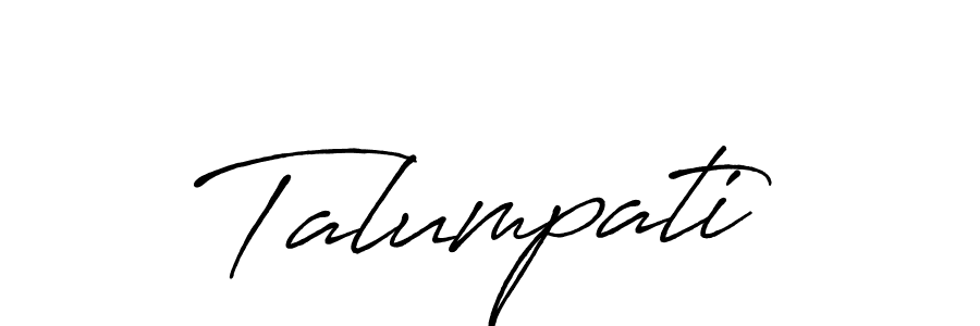 How to make Talumpati signature? Antro_Vectra_Bolder is a professional autograph style. Create handwritten signature for Talumpati name. Talumpati signature style 7 images and pictures png