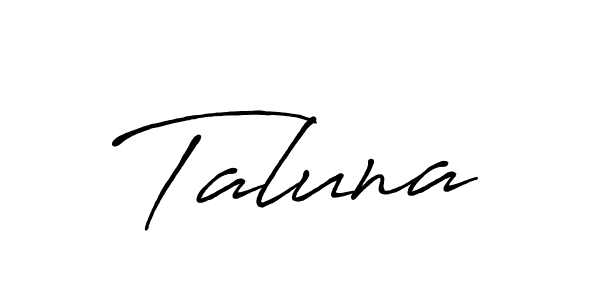 Here are the top 10 professional signature styles for the name Taluna. These are the best autograph styles you can use for your name. Taluna signature style 7 images and pictures png