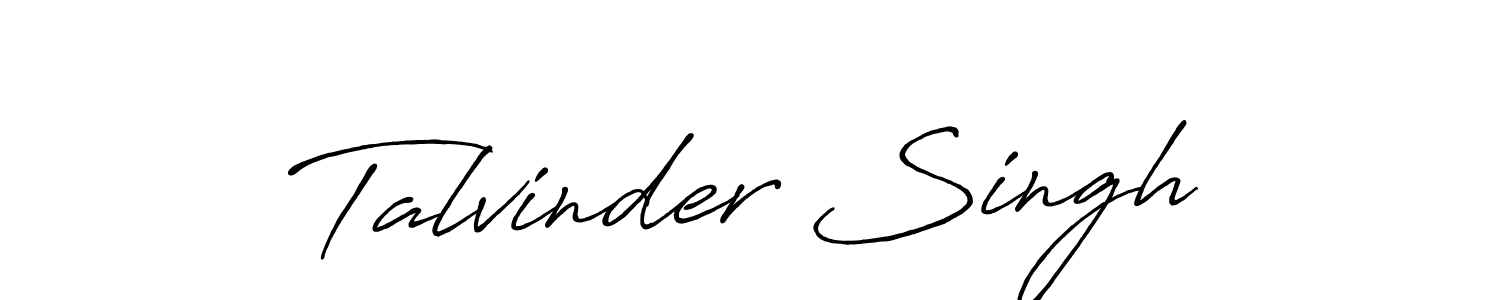 Make a beautiful signature design for name Talvinder Singh. Use this online signature maker to create a handwritten signature for free. Talvinder Singh signature style 7 images and pictures png