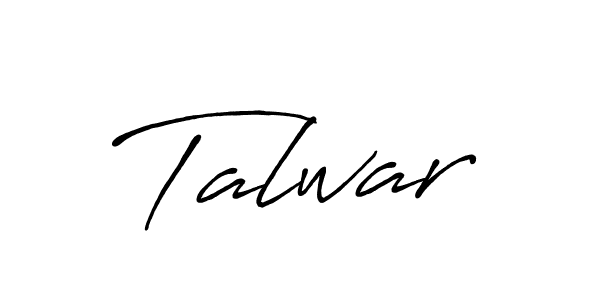 How to make Talwar signature? Antro_Vectra_Bolder is a professional autograph style. Create handwritten signature for Talwar name. Talwar signature style 7 images and pictures png