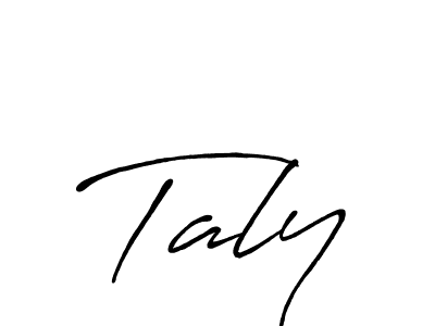 Make a beautiful signature design for name Taly. Use this online signature maker to create a handwritten signature for free. Taly signature style 7 images and pictures png