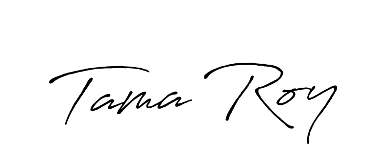 Tama Roy stylish signature style. Best Handwritten Sign (Antro_Vectra_Bolder) for my name. Handwritten Signature Collection Ideas for my name Tama Roy. Tama Roy signature style 7 images and pictures png