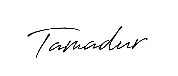 How to make Tamadur name signature. Use Antro_Vectra_Bolder style for creating short signs online. This is the latest handwritten sign. Tamadur signature style 7 images and pictures png