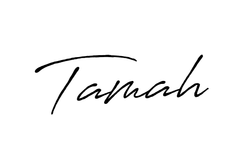 if you are searching for the best signature style for your name Tamah. so please give up your signature search. here we have designed multiple signature styles  using Antro_Vectra_Bolder. Tamah signature style 7 images and pictures png