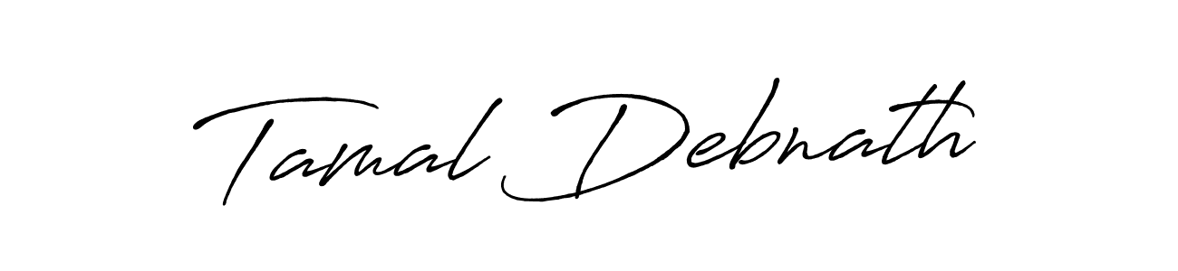 Make a beautiful signature design for name Tamal Debnath. With this signature (Antro_Vectra_Bolder) style, you can create a handwritten signature for free. Tamal Debnath signature style 7 images and pictures png