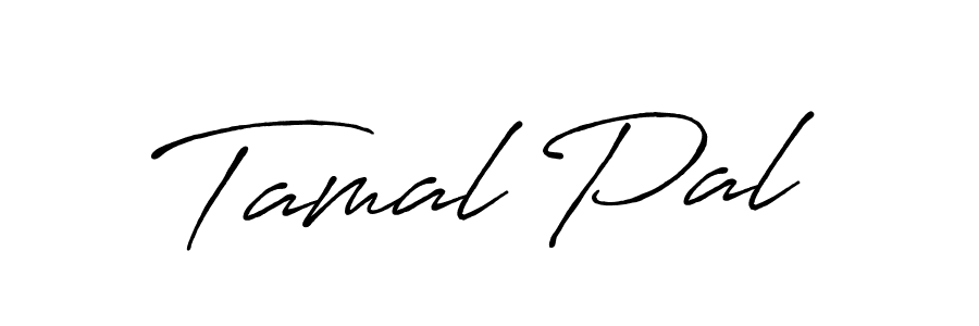 Make a beautiful signature design for name Tamal Pal. With this signature (Antro_Vectra_Bolder) style, you can create a handwritten signature for free. Tamal Pal signature style 7 images and pictures png