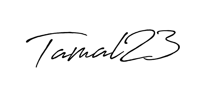 Make a beautiful signature design for name Tamal23. With this signature (Antro_Vectra_Bolder) style, you can create a handwritten signature for free. Tamal23 signature style 7 images and pictures png