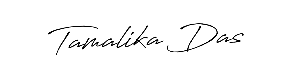 You should practise on your own different ways (Antro_Vectra_Bolder) to write your name (Tamalika Das) in signature. don't let someone else do it for you. Tamalika Das signature style 7 images and pictures png