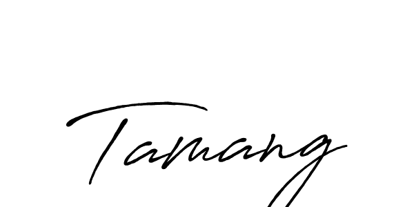 Also we have Tamang name is the best signature style. Create professional handwritten signature collection using Antro_Vectra_Bolder autograph style. Tamang signature style 7 images and pictures png