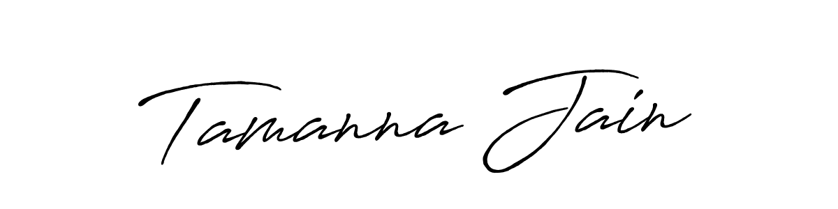 It looks lik you need a new signature style for name Tamanna Jain. Design unique handwritten (Antro_Vectra_Bolder) signature with our free signature maker in just a few clicks. Tamanna Jain signature style 7 images and pictures png