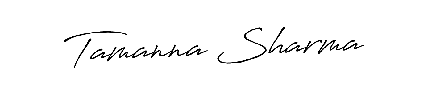 How to Draw Tamanna Sharma signature style? Antro_Vectra_Bolder is a latest design signature styles for name Tamanna Sharma. Tamanna Sharma signature style 7 images and pictures png