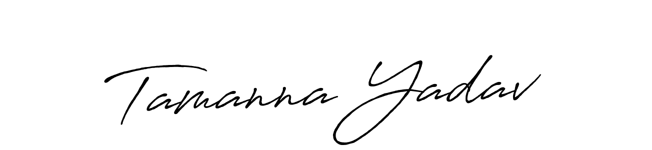 It looks lik you need a new signature style for name Tamanna Yadav. Design unique handwritten (Antro_Vectra_Bolder) signature with our free signature maker in just a few clicks. Tamanna Yadav signature style 7 images and pictures png