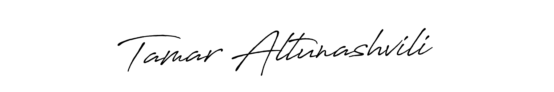 Create a beautiful signature design for name Tamar Altunashvili. With this signature (Antro_Vectra_Bolder) fonts, you can make a handwritten signature for free. Tamar Altunashvili signature style 7 images and pictures png