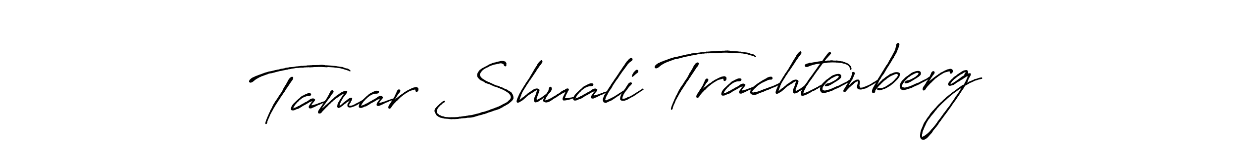 This is the best signature style for the Tamar Shuali Trachtenberg name. Also you like these signature font (Antro_Vectra_Bolder). Mix name signature. Tamar Shuali Trachtenberg signature style 7 images and pictures png