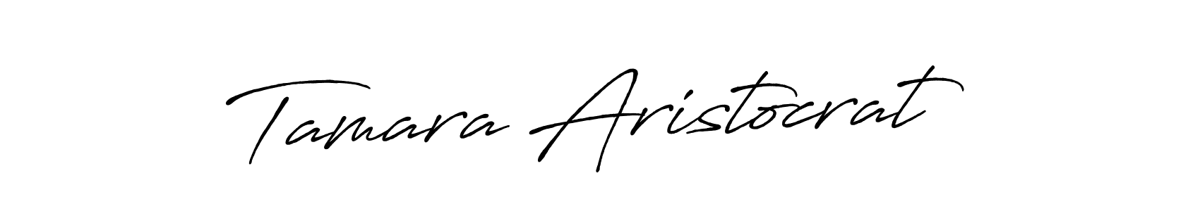 Create a beautiful signature design for name Tamara Aristocrat. With this signature (Antro_Vectra_Bolder) fonts, you can make a handwritten signature for free. Tamara Aristocrat signature style 7 images and pictures png