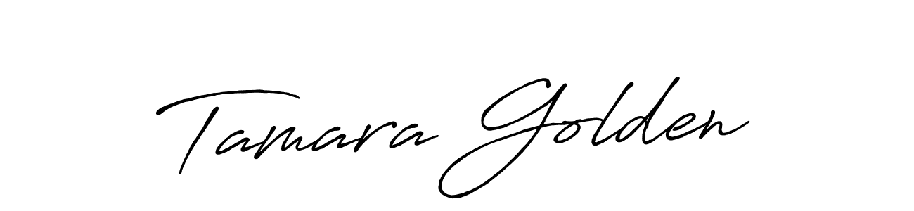 How to make Tamara Golden signature? Antro_Vectra_Bolder is a professional autograph style. Create handwritten signature for Tamara Golden name. Tamara Golden signature style 7 images and pictures png