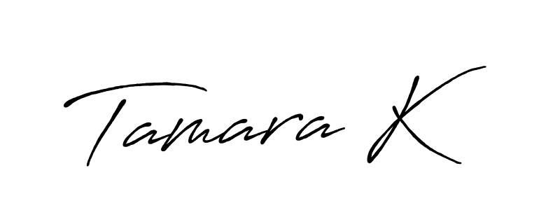 It looks lik you need a new signature style for name Tamara K. Design unique handwritten (Antro_Vectra_Bolder) signature with our free signature maker in just a few clicks. Tamara K signature style 7 images and pictures png