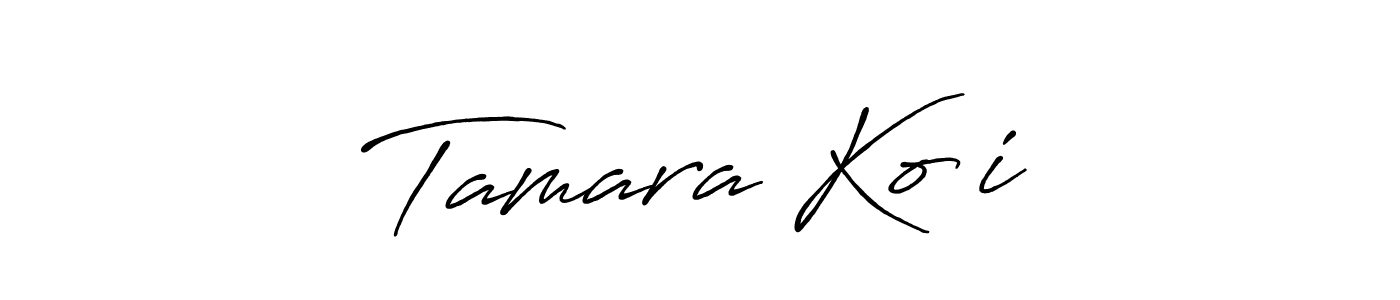 Also You can easily find your signature by using the search form. We will create Tamara Kočiš name handwritten signature images for you free of cost using Antro_Vectra_Bolder sign style. Tamara Kočiš signature style 7 images and pictures png