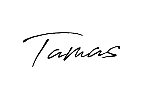 Tamas stylish signature style. Best Handwritten Sign (Antro_Vectra_Bolder) for my name. Handwritten Signature Collection Ideas for my name Tamas. Tamas signature style 7 images and pictures png