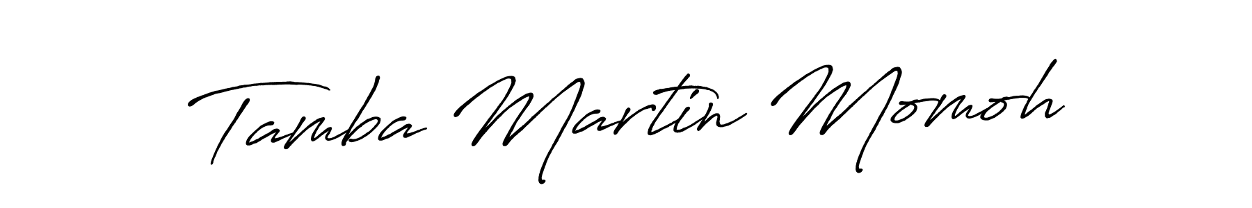 Antro_Vectra_Bolder is a professional signature style that is perfect for those who want to add a touch of class to their signature. It is also a great choice for those who want to make their signature more unique. Get Tamba Martin Momoh name to fancy signature for free. Tamba Martin Momoh signature style 7 images and pictures png