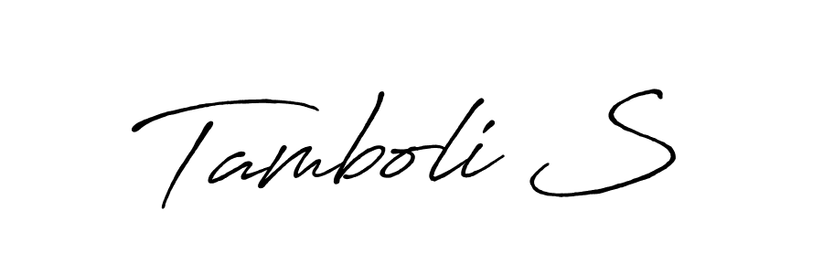 Make a beautiful signature design for name Tamboli S. Use this online signature maker to create a handwritten signature for free. Tamboli S signature style 7 images and pictures png