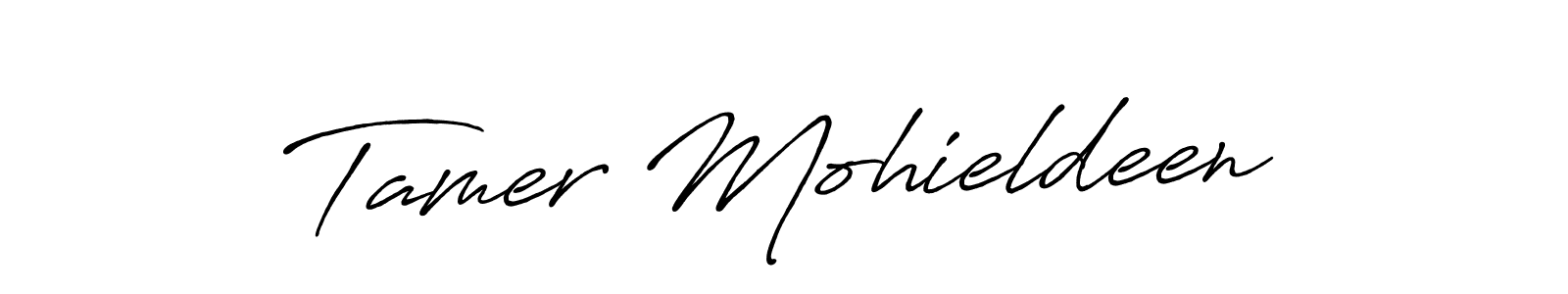 Make a short Tamer Mohieldeen signature style. Manage your documents anywhere anytime using Antro_Vectra_Bolder. Create and add eSignatures, submit forms, share and send files easily. Tamer Mohieldeen signature style 7 images and pictures png