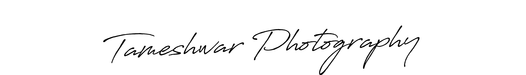 Tameshwar Photography stylish signature style. Best Handwritten Sign (Antro_Vectra_Bolder) for my name. Handwritten Signature Collection Ideas for my name Tameshwar Photography. Tameshwar Photography signature style 7 images and pictures png