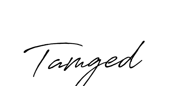 You should practise on your own different ways (Antro_Vectra_Bolder) to write your name (Tamged) in signature. don't let someone else do it for you. Tamged signature style 7 images and pictures png