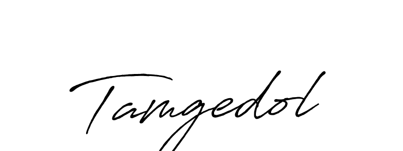 Use a signature maker to create a handwritten signature online. With this signature software, you can design (Antro_Vectra_Bolder) your own signature for name Tamgedol. Tamgedol signature style 7 images and pictures png