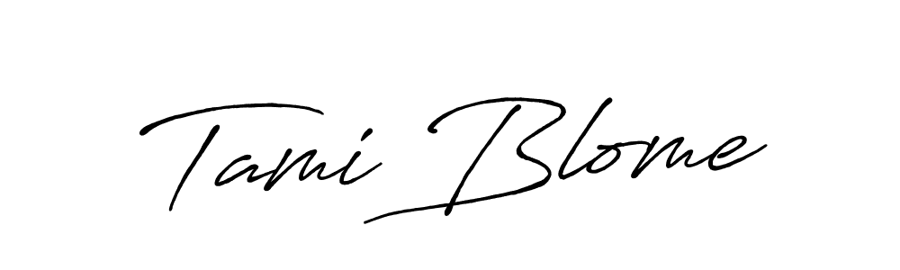 Once you've used our free online signature maker to create your best signature Antro_Vectra_Bolder style, it's time to enjoy all of the benefits that Tami Blome name signing documents. Tami Blome signature style 7 images and pictures png