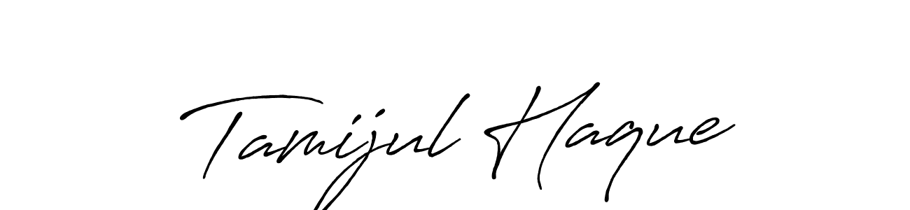 Here are the top 10 professional signature styles for the name Tamijul Haque. These are the best autograph styles you can use for your name. Tamijul Haque signature style 7 images and pictures png