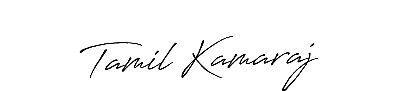 You should practise on your own different ways (Antro_Vectra_Bolder) to write your name (Tamil Kamaraj) in signature. don't let someone else do it for you. Tamil Kamaraj signature style 7 images and pictures png
