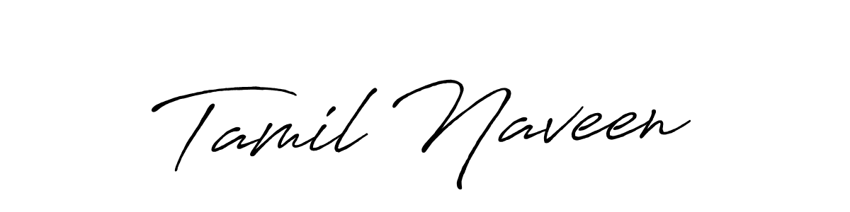 How to make Tamil Naveen name signature. Use Antro_Vectra_Bolder style for creating short signs online. This is the latest handwritten sign. Tamil Naveen signature style 7 images and pictures png