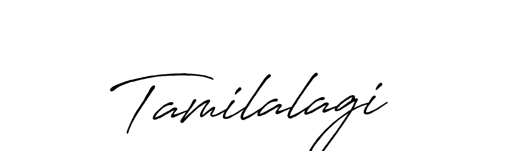 Design your own signature with our free online signature maker. With this signature software, you can create a handwritten (Antro_Vectra_Bolder) signature for name Tamilalagi. Tamilalagi signature style 7 images and pictures png