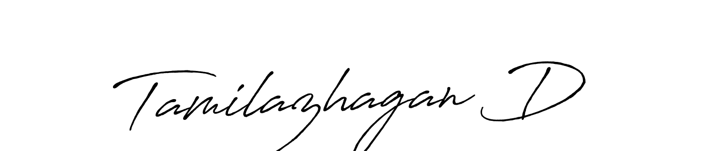 Also we have Tamilazhagan D name is the best signature style. Create professional handwritten signature collection using Antro_Vectra_Bolder autograph style. Tamilazhagan D signature style 7 images and pictures png