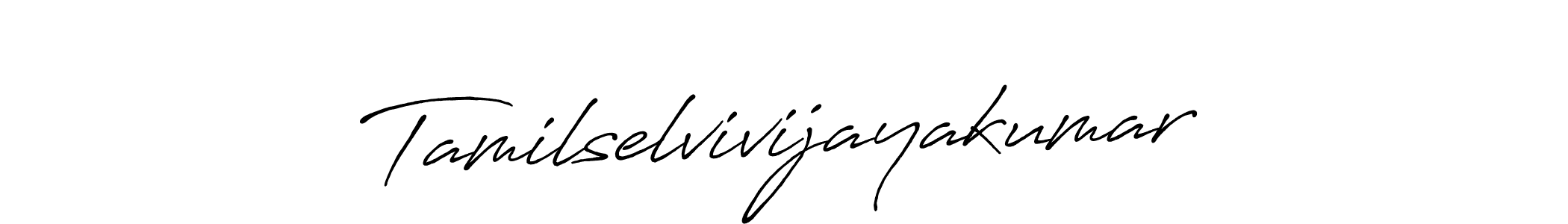 It looks lik you need a new signature style for name Tamilselvivijayakumar. Design unique handwritten (Antro_Vectra_Bolder) signature with our free signature maker in just a few clicks. Tamilselvivijayakumar signature style 7 images and pictures png